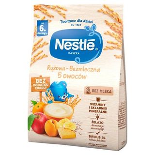 Kaszka ryżowa bezmleczna 5 owoców po 6msc. Nestle. 7613287585998кг