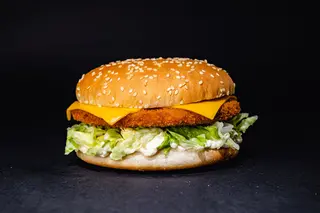 Chicken cheeseburger
