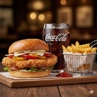 Menu mega chicken parmigiano