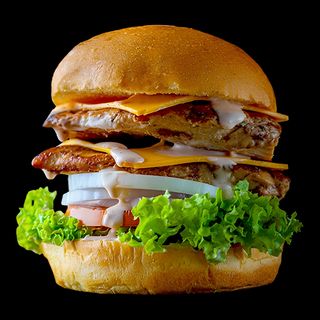 2x ქათმის ბურგერი