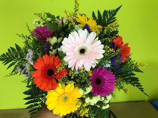 Ramo 9 Gerveras Variada