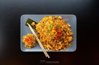 Ryż smażony z tofu