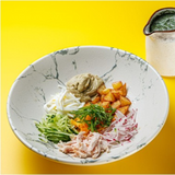 Окрошка с муссом из авокадо