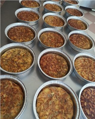 Tortilla De Patatas Con Cebolla