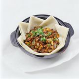 Chopped Chicken With Pancake