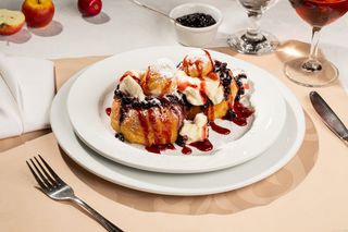 Papanasi prajiti cu branza de vaci