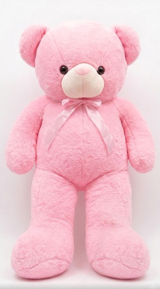 Pink super big teddy bear