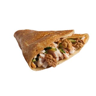Crêpe Poulet Et Champignons