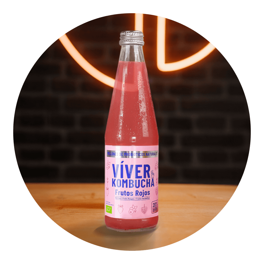 Kombucha de Frutos Rojos