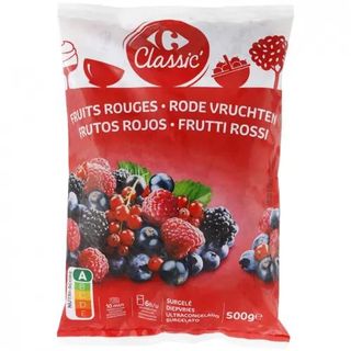 Mix Frutos Rojos Congelados Carrefour 500 Gr.