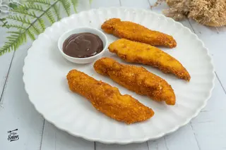 FINGERS de pollo con salsa de miel y mostaza (8 und)