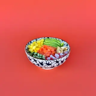 Poke salmon small