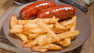 Sausage With Chips