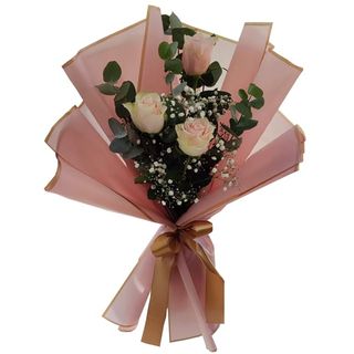 Buket 3 roze ruže