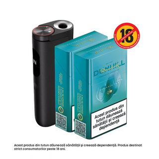 Starter Kit glo™ Hyper PRO Obsidian Black + Dunhill designed for glo™ Emerald Tobacco