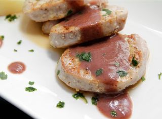 Solomillo De Cerdo A Las Uvas Pasas