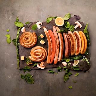 Ассорти из колбасок на компанию