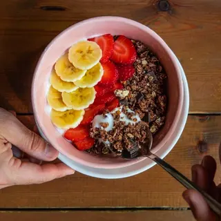 yogur con muesli