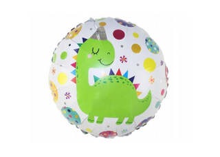 BALON Dinozaur w kapeluszu