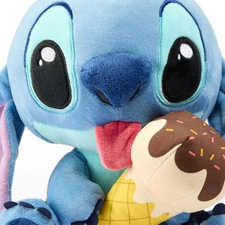 Jucarie de plus Disney Stitch cu inghetata, 25 cm [4259679]