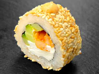 Креветка + мідія сезам рол