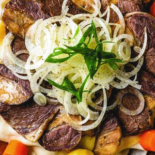 Бешбармак из отварной конины