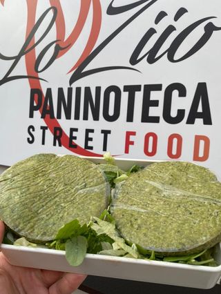 Maxi burger pollo& spinaci