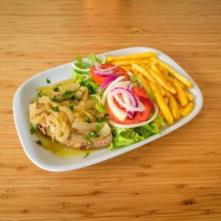 Bife de Atum Acebolado