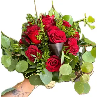 Bouquet de 10 rosas vermelhas 