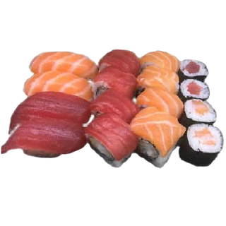 Salmón y atún selección (16 pzs.)