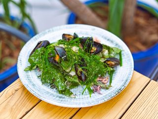 ТЕПЛИЙ САЛАТ З МОРЕПРОДУКТАМИ