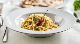 Spaghetti aglio, olio e peperoncino