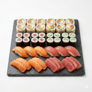 Surtido De Sushi Maki Y Sashimi