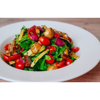 Marinated Mushroom & Zucchini Salad