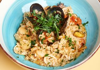 Risotto cu fructe de mare