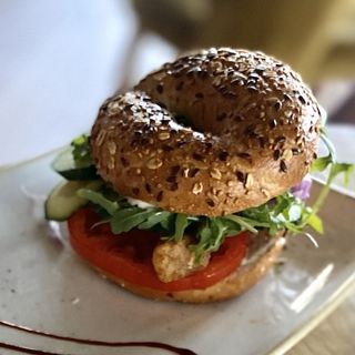 Bajgiel z kurczakiem