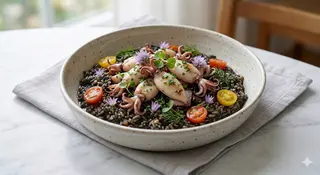 Arròs Negre Amb Calamarson