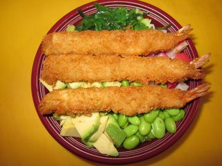 410 pok bowl  ebifry tempura 