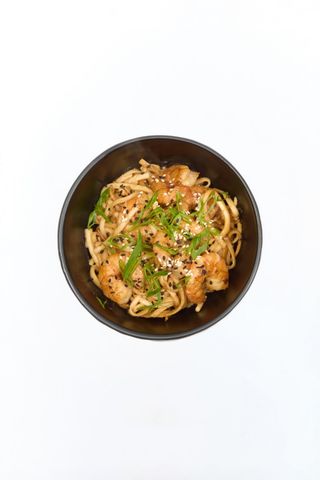 Удон з креветками