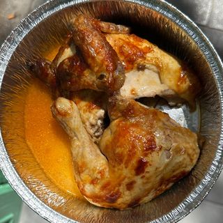 Medio pollo asado