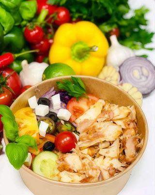 Sałatka z krewetkami