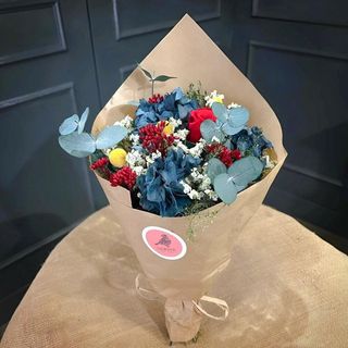 Ramo De Flores Preservadas Blancanievas