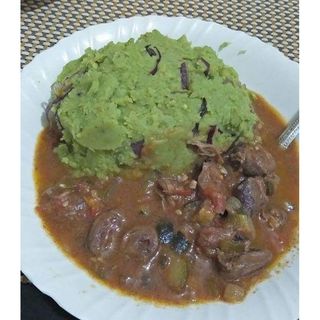 Mukimo with Liver Stew