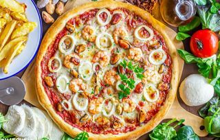 Pizza De Mariscos (30 Cm.)