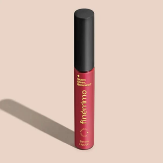 QDB Batom Líquido Mate Finérrimo Rosa Tô Pra Jogo 5ml