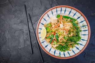 Vegan Green Curry cu tofu