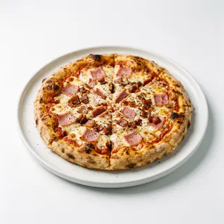 Pizza De Jamón Y Bacon (33 Cm.)