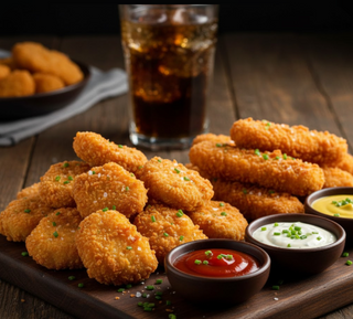 Ración De Fingers O Nuggets Rebozado Crujiente Faster 8 Uds.