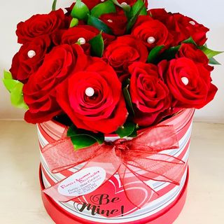Box Flower Rosas Vermelhas