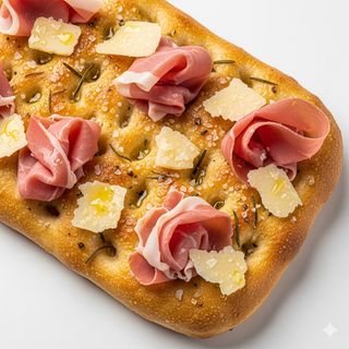 Focaccia al crudo